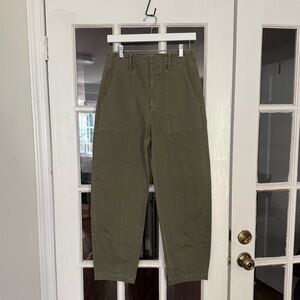 NWOT Apiece Apart Mera Barrel Leg Pants in Thyme size 4